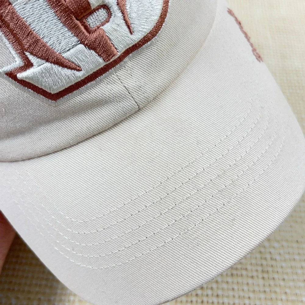 Cincinnati Bengals Hat Cap Strap Back Womens Tan Rose Gold Ladies Dad Adjustable